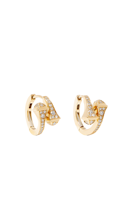 Buy Marli Cleo Diamond Huggie Earrings for Womens | Bloomingdale's UAE