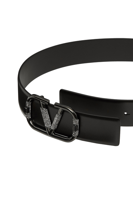  VLogo Signature Buckle Belt