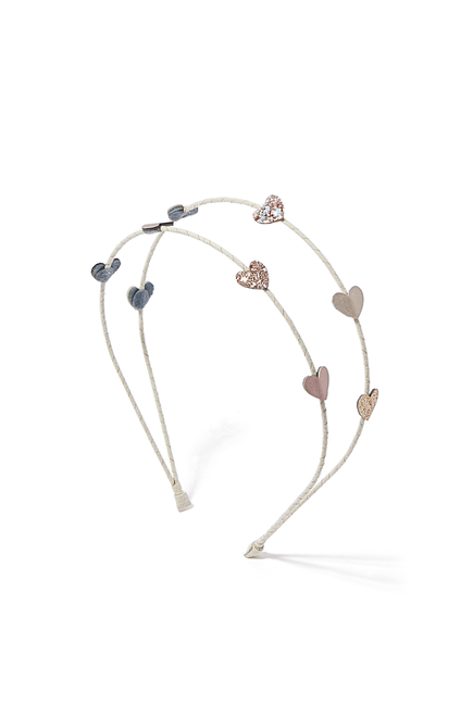 Kids Teeny Heart Double Alice Headband