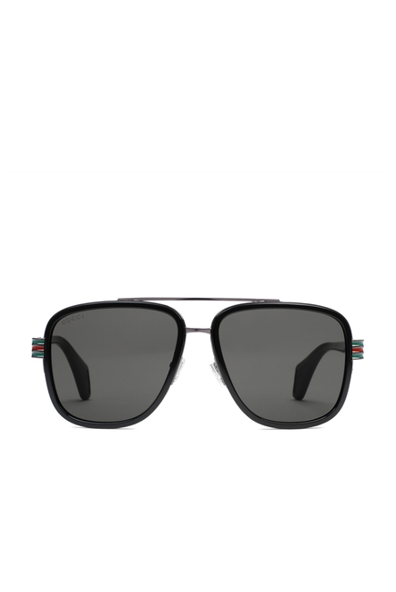 Square Aviator Sunglasses