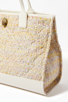 Raffia Shopper Tote Bag