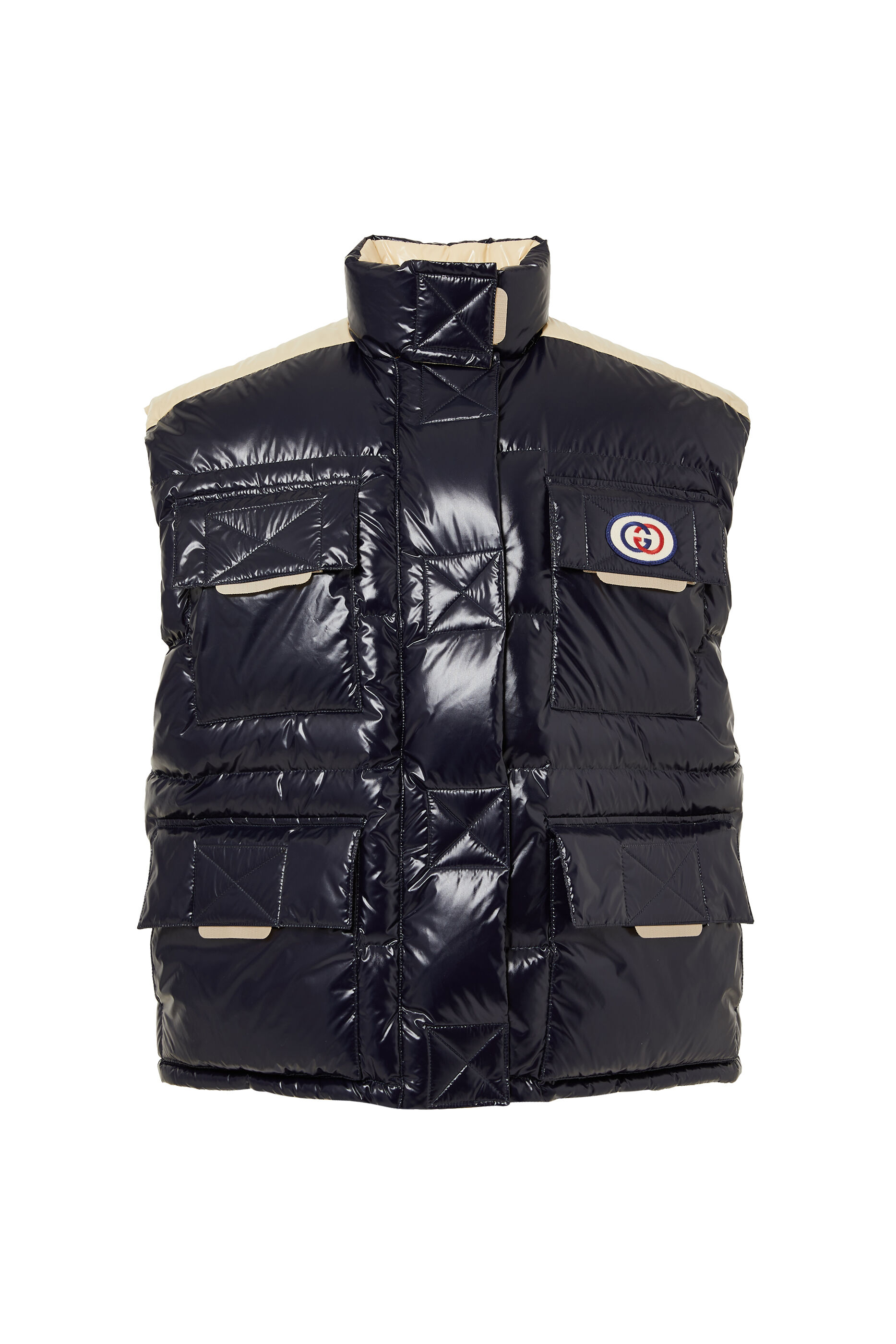 Padded discount vest jacket