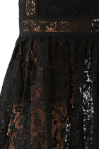 Lace Corset Midi Dress