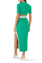 Jodie Pleated Long Dress