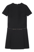 Cady Crêpe Wool Silk Dress