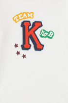 Kids Varsity Logo Long Sleeve Top