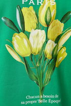 Flower Logo Hoodie - Green