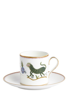Kit Kemp Mythical Creatures Espresso Cup and Saucer
