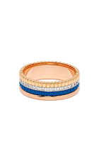 Quatre Blue Edition Diamond Ring, 18k Mixed Gold & Diamonds