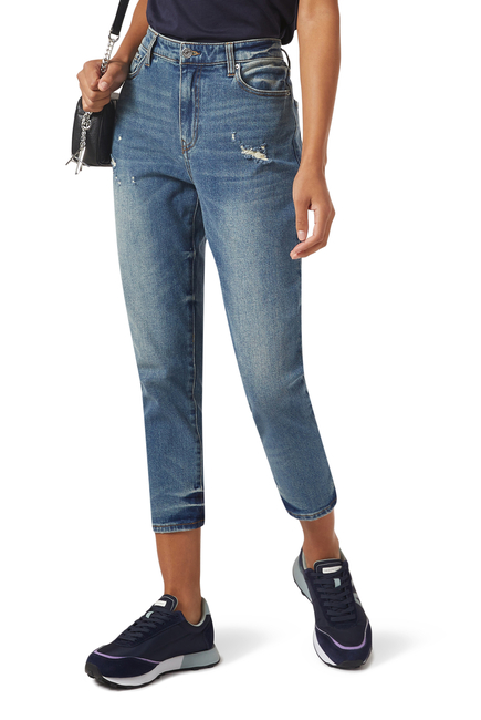 Buy Armani Exchange High-Rise Boyfriend Jeans for Womens | Bloomingdale's  UAE