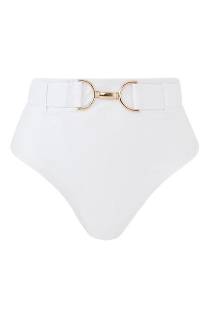 Delphi High-Waisted Bikini Bottoms