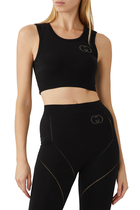 Technical Jersey Cropped Top