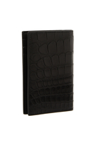 Flap Card Case in Alligator Leather