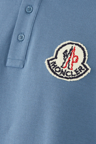 Logo-Appliquéd Pique Cotton Polo Shirt