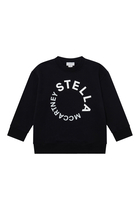 Kids Logo Graphic Long Sleeves Sweatshirt