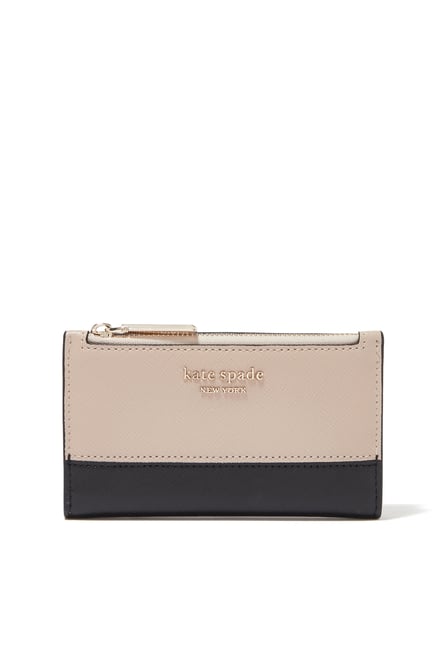 kate spade new york Spencer Small Slim Bifold Wallet Handbags -  Bloomingdale's