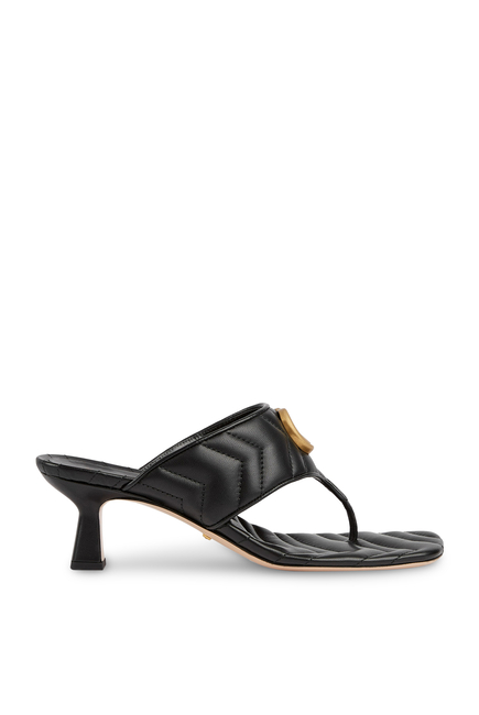 Double G 55 Leather Thong Sandals