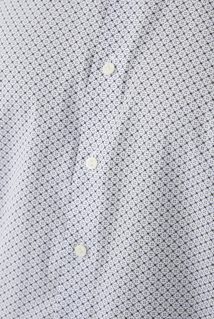Contemporary Fit Micro Print Poplin Shirt