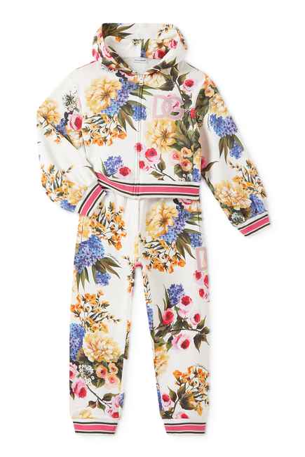 Kids Printed Floral Sweatpants