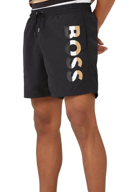 Recycled Material Logo Swim Shorts