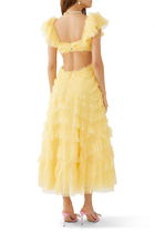 Lola Backless Ballerina Midi Dress