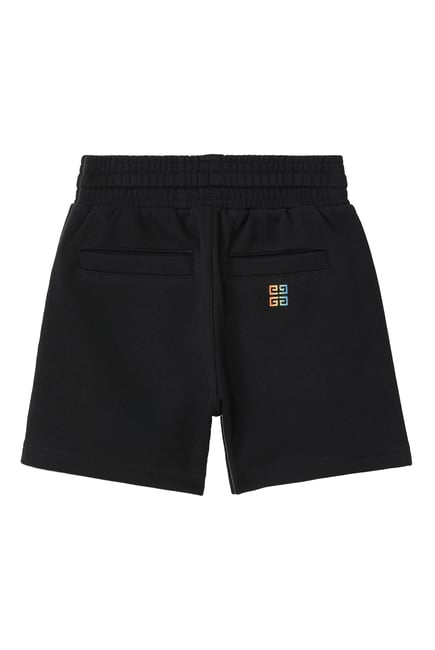 Rainbow Logo Print Shorts
