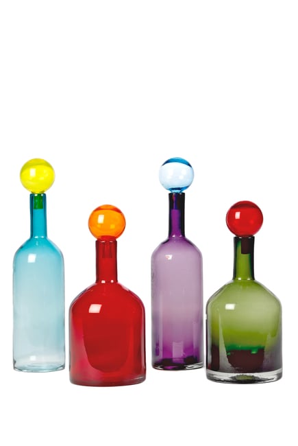 Large Bubble Bottles, Set of 4