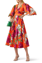 Marlene Floral Midi Dress