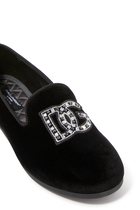 Kids Logo Velvet Slippers