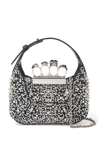 Jeweled Hobo Bag