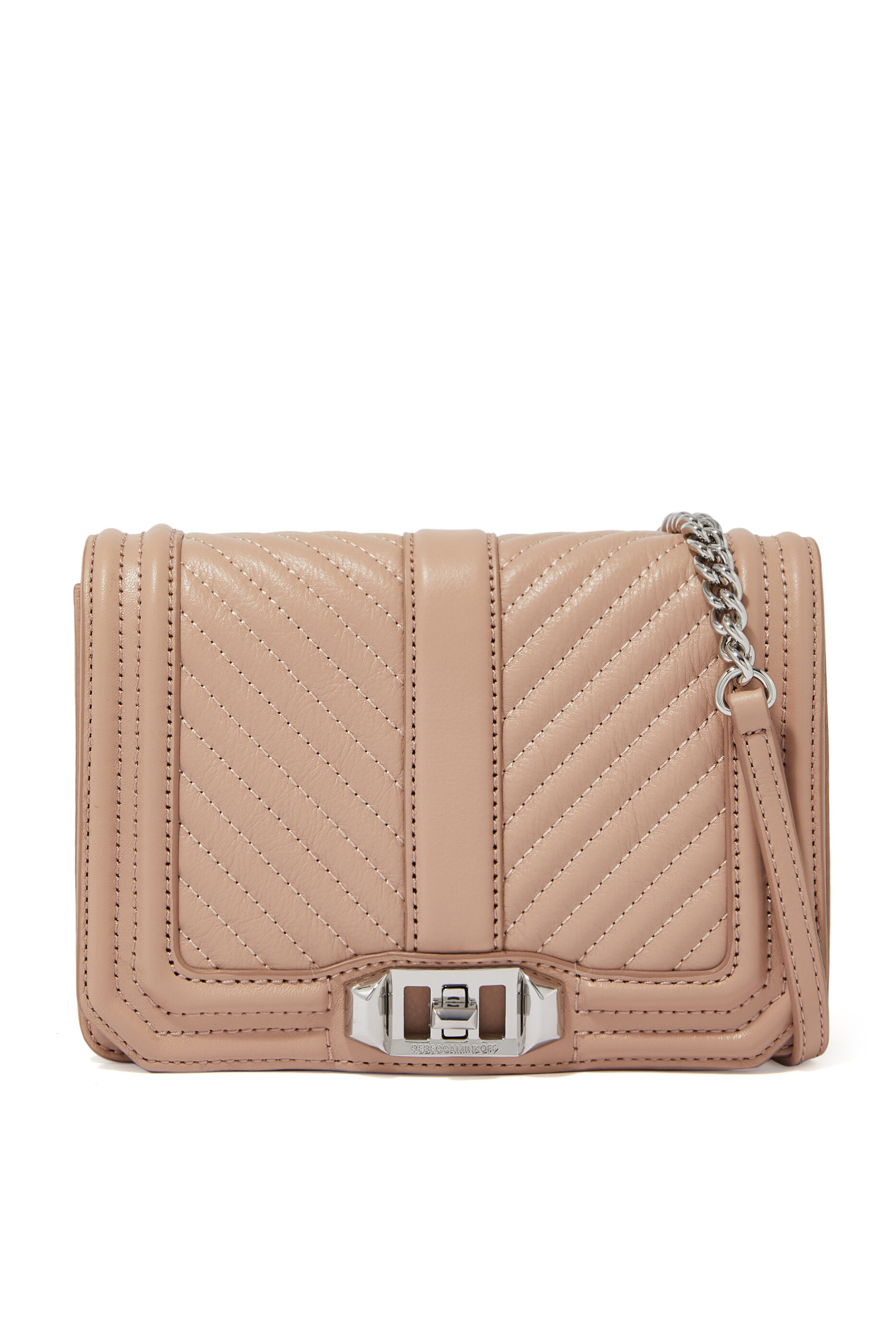 rebecca minkoff chevron quilted small love crossbody bag