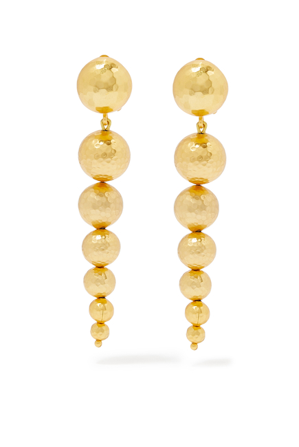 Koa Gold-Plated Drop Earrings