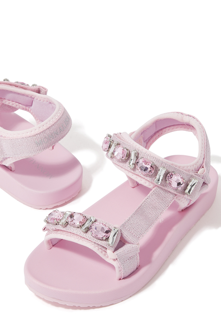 Hi-Tech Rhinestone Sandals