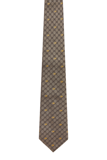 GG Bees Silk Tie