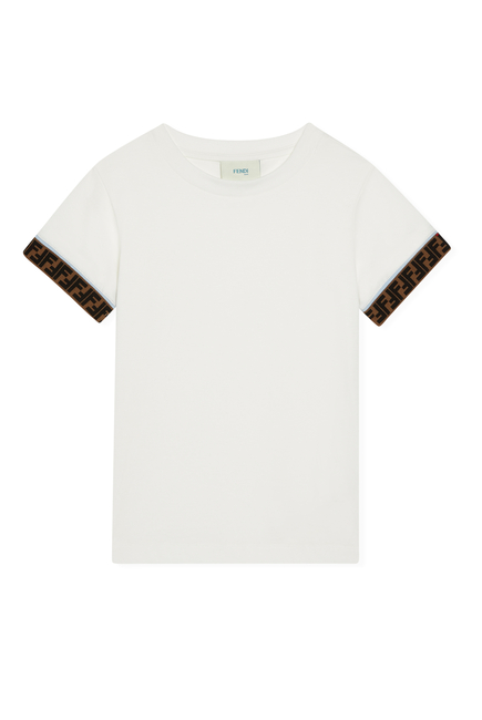 Fendi FF Band Cotton T-Shirt