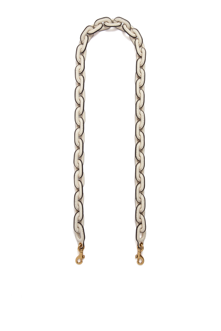 Leather Covered Chain Strap