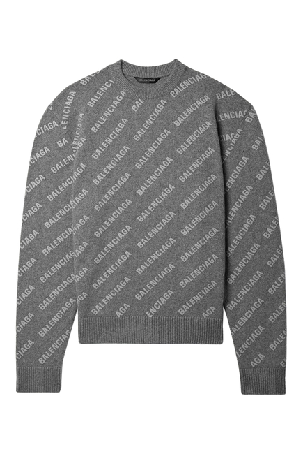 Logo Print Sweater