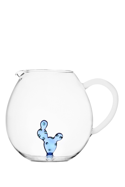 Blue Cactus Jug