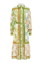 Checkmate Silk Shirtdress