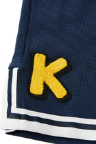 Kids Sailor Embroidered Bermuda Shorts