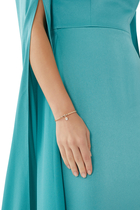 Cleo Charm Bracelet, 18k Rose Gold, White Agate & Diamonds