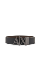 Logo Leather Belt