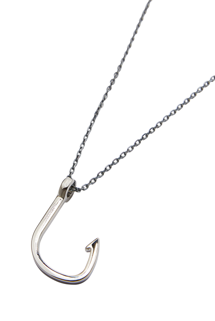 Hooked Silver Necklace