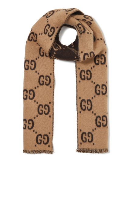 GG Wool Scarf