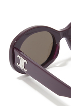 Triomphe Oval Sunglasses