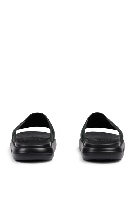 Web Slide Sandals
