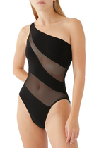 Snake Mesh Swimsuit