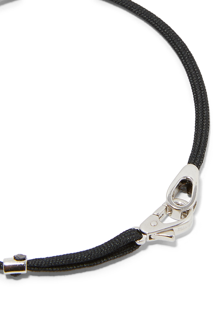 Caden Pull Bracelet, Sterling Silver & Nylon