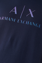 AX Logo Print T-Shirt