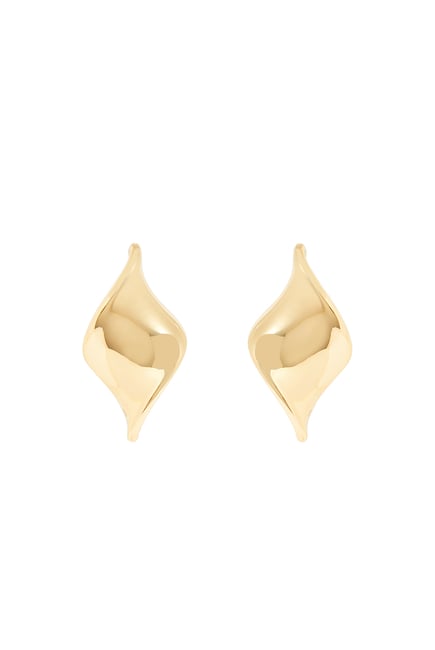 Heather Earrings, 14k Gold-Plated Metal